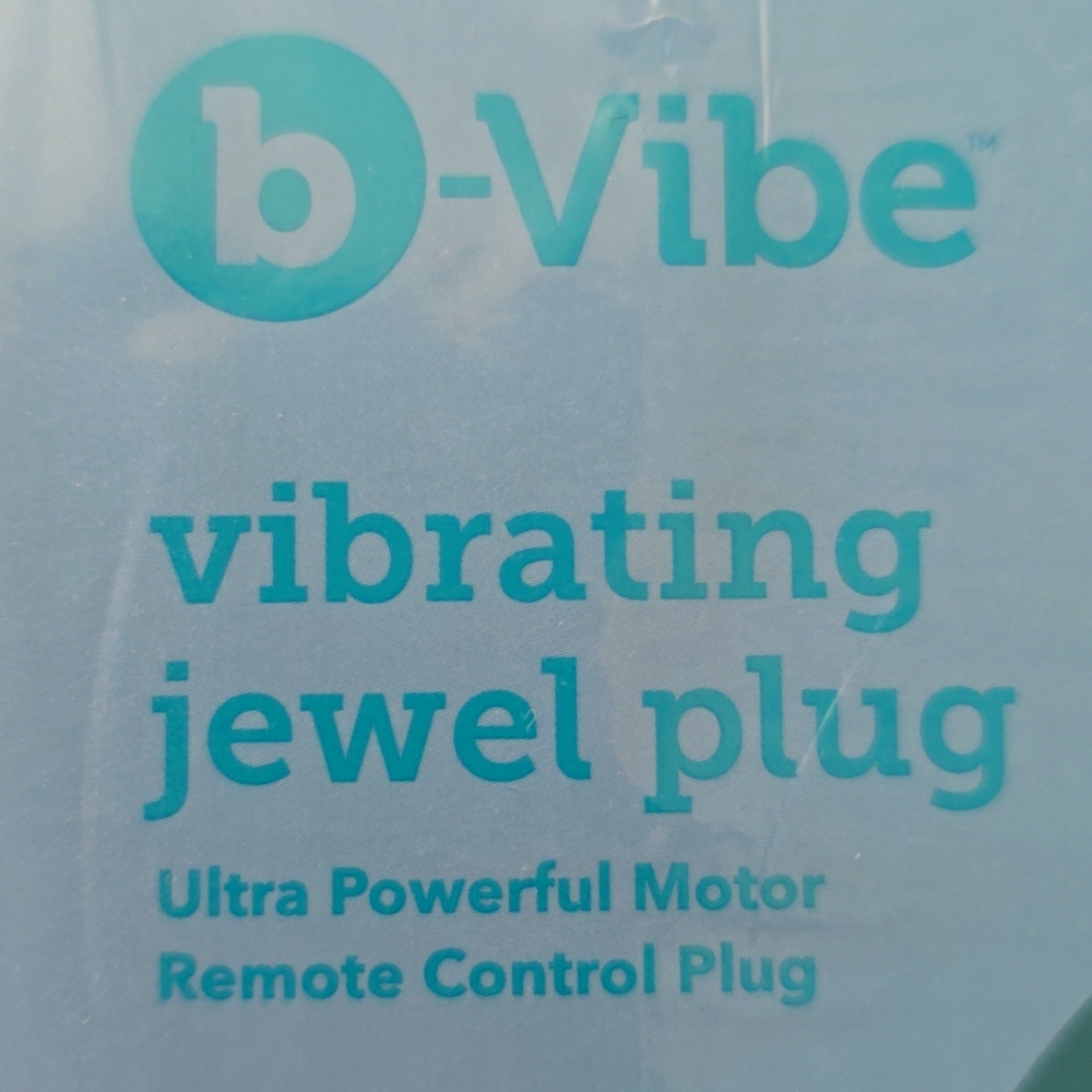 B vibe Aquamarine S/M Jewel Plug